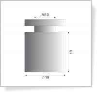 Rozměr 19x19mm